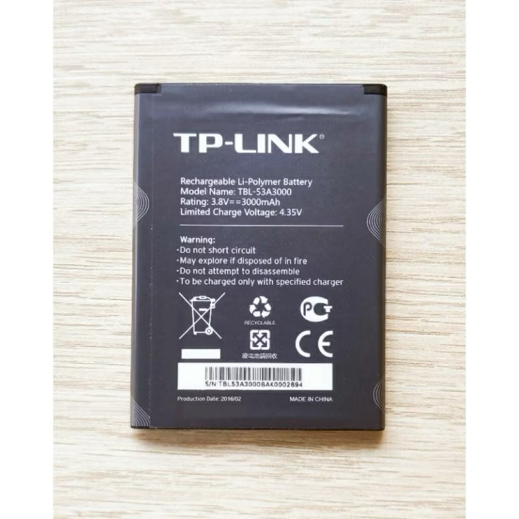 TBL-53A3000 TBL-53B3000 แบตเตอรี่สำหรับ TP-LINK WIFI MiFi M7650