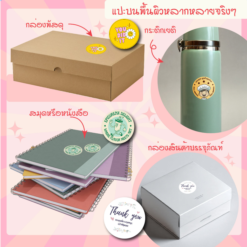 A3-A2 สติกเกอร์ฉลากสินค้า พิมพ์สติกเกอร์ พร้อมไดคัท รูปที่ 4
