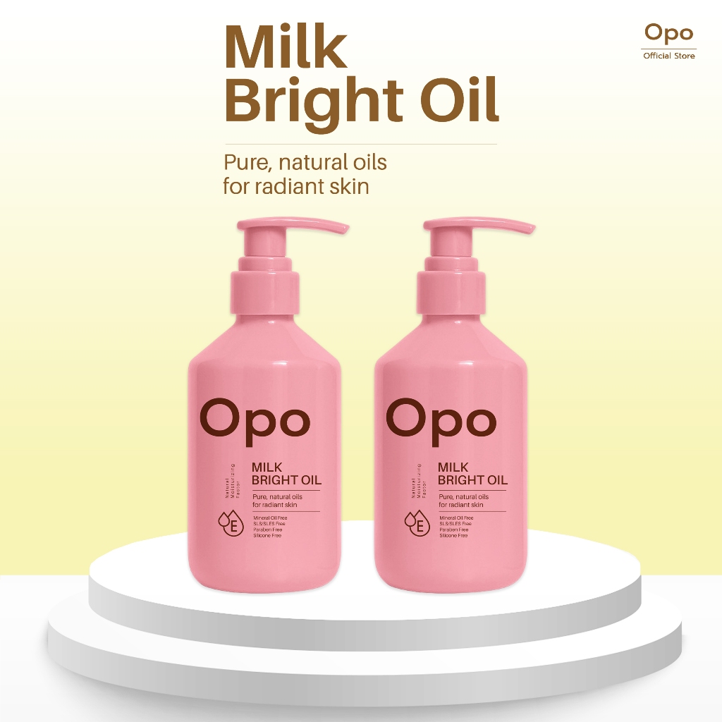 [ 2 btl. ] MILK BRIGHT OIL น้ำนมสกัดเย็นเข้มข้น ฟื้นฟูผิวเสียเร่งด่วน