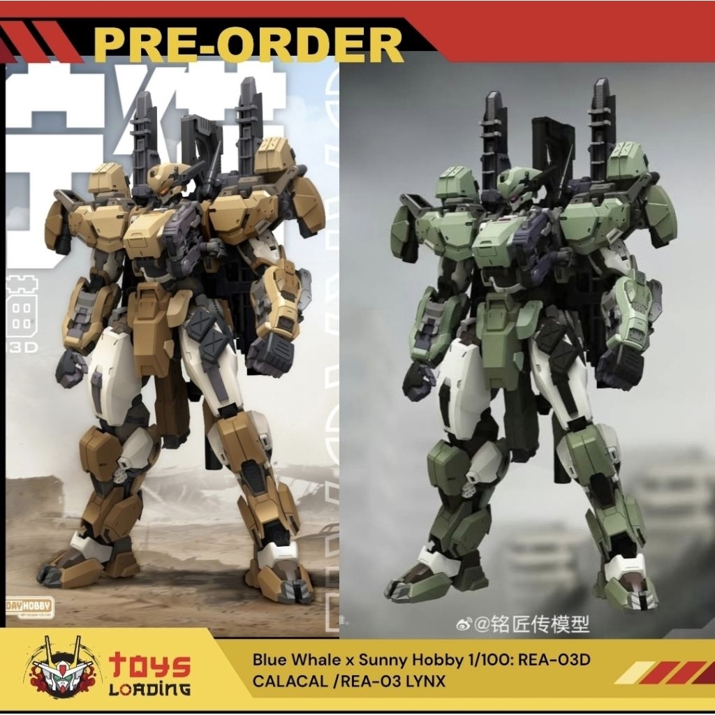(Pre-Order/4/69) Blue Whale x Sunny Hobby 1/100: REA-03 LYNX
