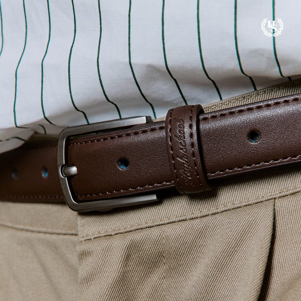 Highschool Summer Collection : Clubhouse Plain Leather Belt เข็มชัดหนังแบบเรียบ - ACB99144