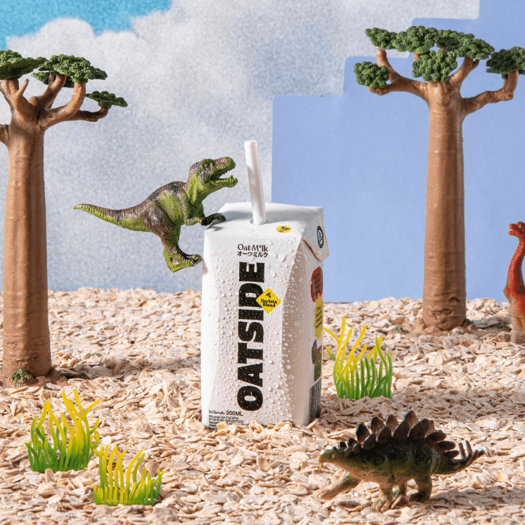 [3 กล่อง] OATSIDE Plain โอ๊ตไซด์ น้ำนมข้าวโอ๊ตรสจืด ขนาด 180 มล. - 2