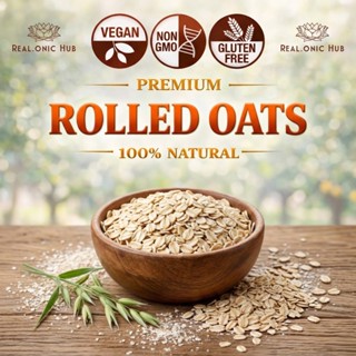 🍚 ข้าวโอ๊ต Gluten Free (Premium Rolled Oats Whole grain) 💝 ถ…