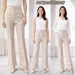 สินค้าพร้อมส่ง!! P43 กางเกงขาม้า กางเกงขาม้าเล็ก หรือ ขาม้าน้อย S-XL งานตะขอ แต่งกระเป๋า 2 ข้าง