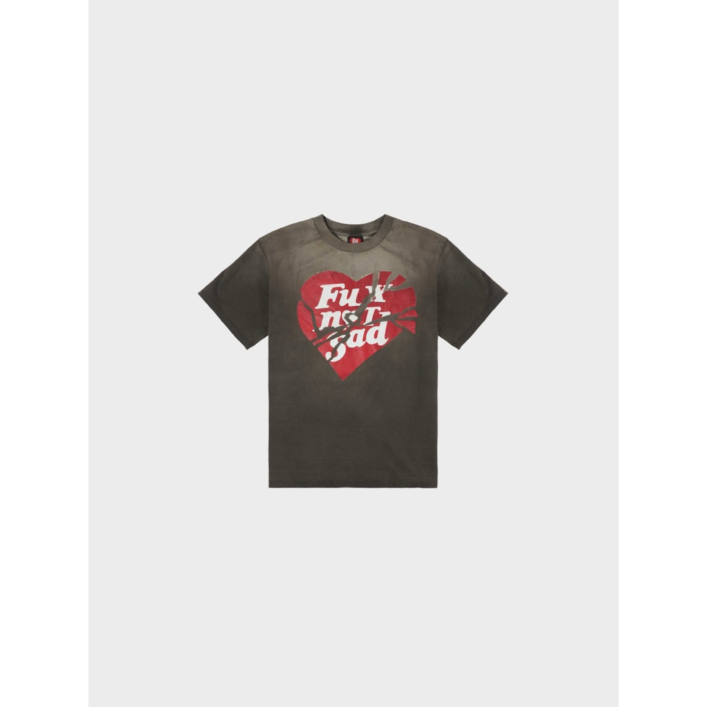 'FNS' Black Faded Pocket Tee