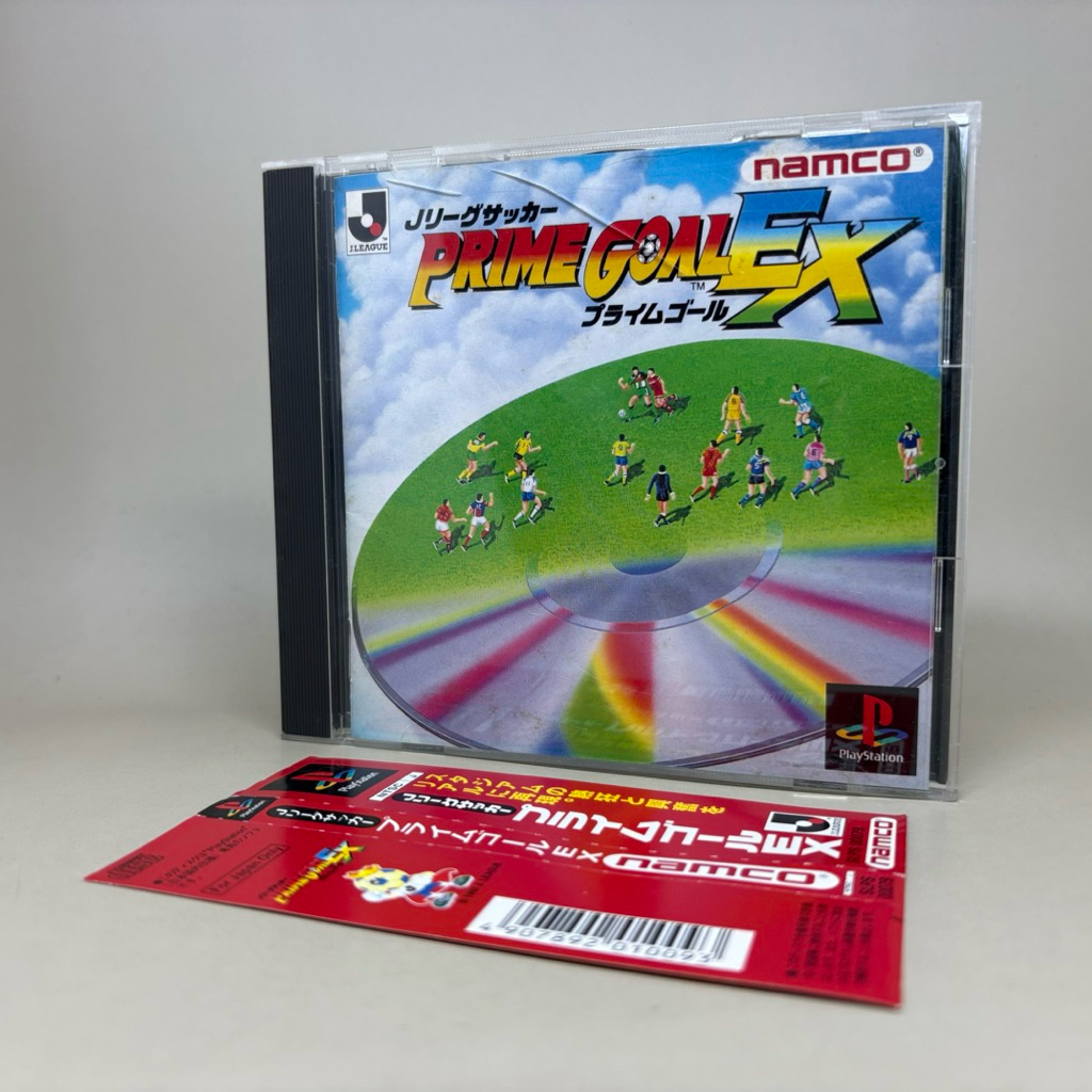 (Spine) J.League Soccer Prime Goal EX (PS1) | PlayStation Original CD Game Japan | Japanese | สินค้า