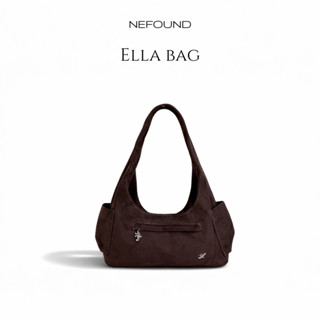 NF25036 NEFOUND กระเป๋าโฮโบรุ่น Ella bag หนังกลับ Premium
