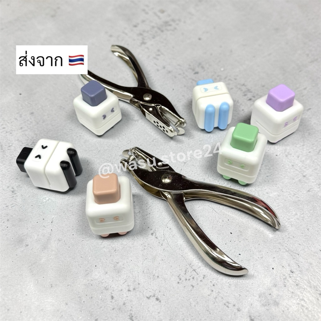 🔥พร้อมส่ง ใน 🇹🇭🔥 wasu.store24 WS009 ตุ๊ดตู่เจาะรู ที่เจาะรูกระดาษ ใช้งานง่าย 3mm และ 6mm