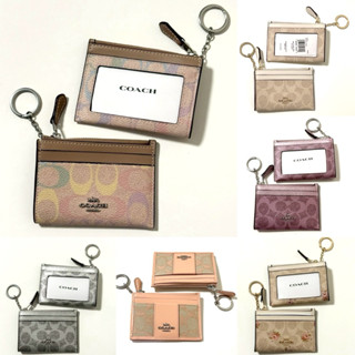 🌟พร้อมส่ง🌟ของแท้💯🙏 MINI SKINNY ID CASE IN RAINBOW SIGNATURE …