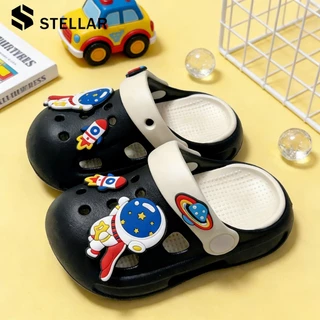 [ส่งทุกวัน] ใหม่😊STELLARรองเท้าอวกาศแบบสวมมีรัดส้น(เพิ่ม2เบอร์) สีสันสดใสยางนิ่มไม่แข็ง ใส่สบาย 😊