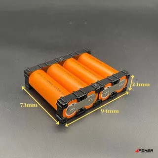 แบตลิเธียม Li-ion 4S 14.8V-16.8V 5000mA 21700 (สำหรับลูกค้าเอาไปใส่ bms เอง)