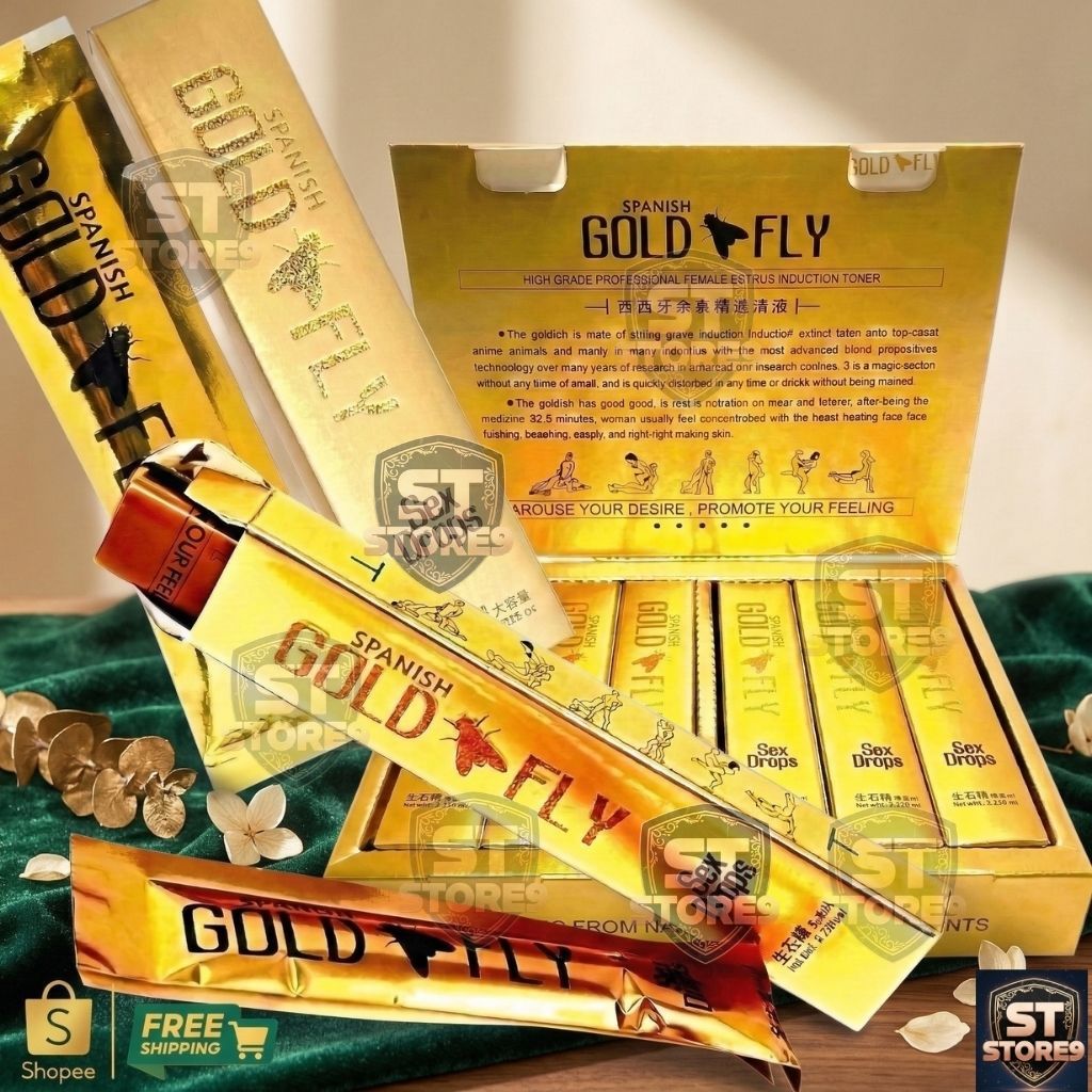 🔥 GOLDFLY 🔥ชนิดใช้ครั้งเดียว ปลุกอารมณ์แบบดื่ม ใช้ได้ทั้งชายและหญิง (ไม่ระบุชื่อสินค้าหน้ากล่อง )