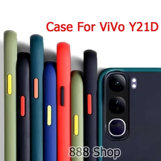 เคสขอบสีหลังด้าน VIVO Y21D Y31 5G Y03 Y18 V60 V60lite V50 Y04/Y04S Y29 Y39 Y27 Y28 Y27S Y28S Y02/Y02S/Y35/Y20/Y21 025