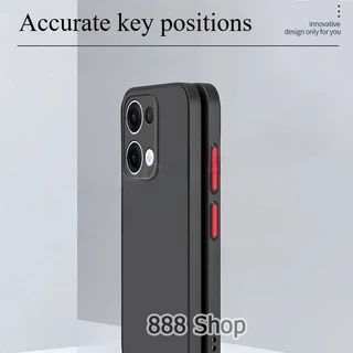 เคสขอบสีหลังด้าน OPPO A6 A6X A6Pro A5 A5X A5Pro A5i A60 A3X A3Pro A3 A38 A18 A16/A16K/A74 4G 5G Reno5 A15 A53(2020) 025