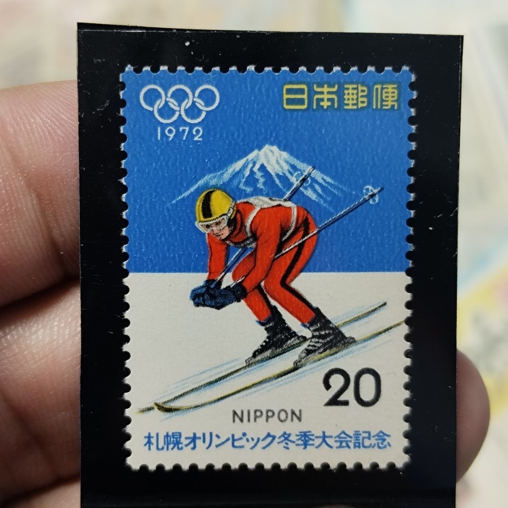 💥 แสตมป์ญี่ปุ่น : 1972 Winter Olympics (Sapporo)