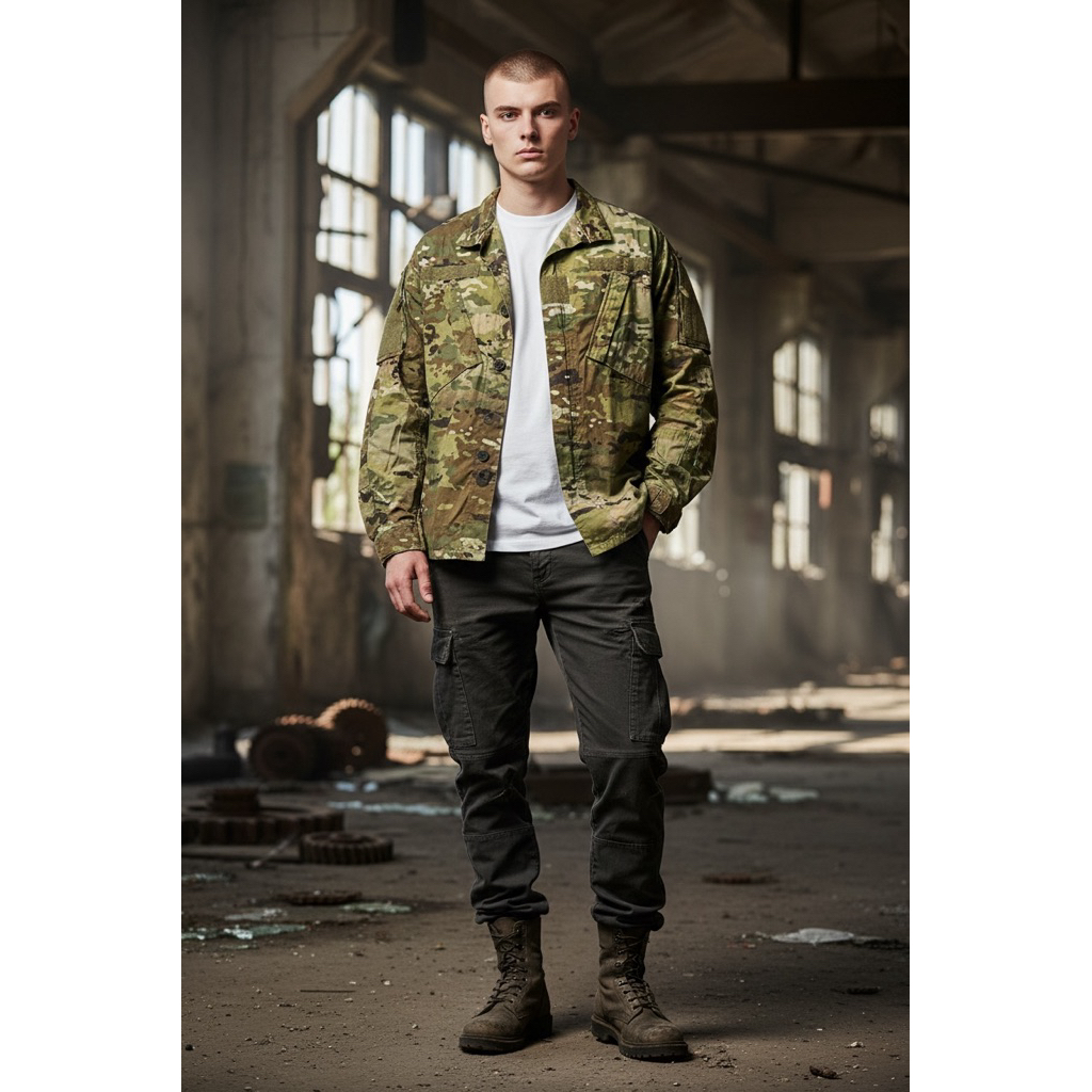 เสื้อทหาร อเมริกา 🇺🇸 มือ2:ลายมัลติแคม ไซซ์ L/R ,S/R ,36 Sht,36 long (มีรูปเพิ่มเติมในช่องคุณสมบัติ)