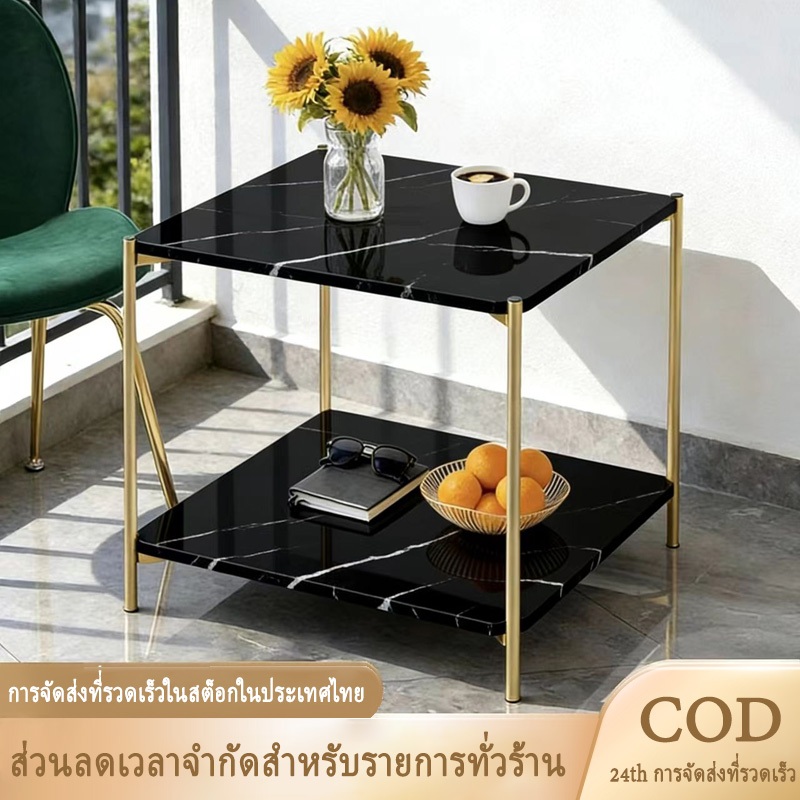ชุดโต๊ะกาแฟกลมหินอ่อนนอร์ดิก ห้องนั่งเล่นสร้างสรรค์อพาร์ทเมนต์ขนาดเล็กหรูหราเบาๆโต๊ะกาแฟขนาดเล็ก โต๊ะกลางโซฟา