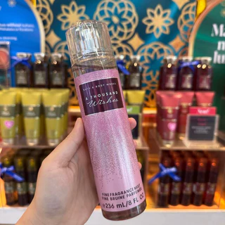 แพ๊กเกจใหม่ ของแท้ ช๊อปไทย Bath & Body Works A THOUSAND Wishes กลิ่นขายดี