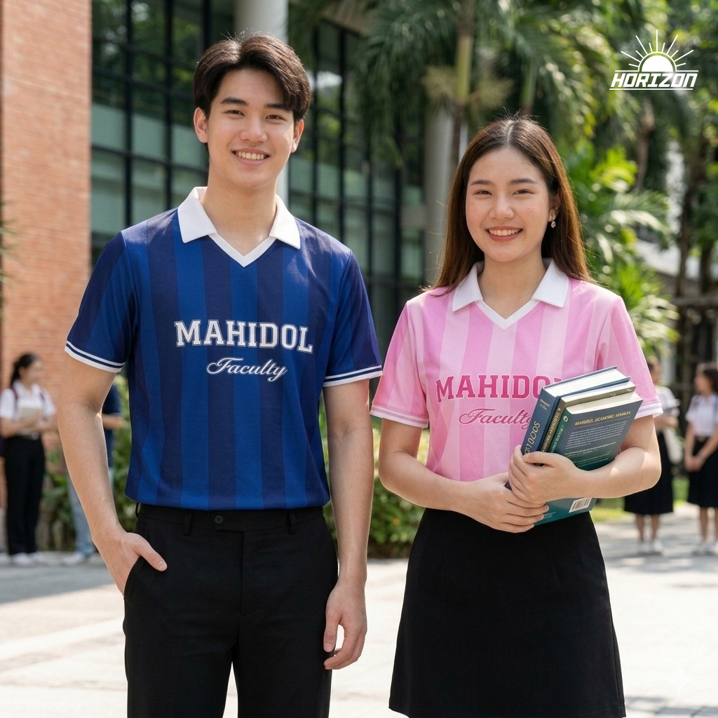 เสื้อมหิดล ใส่ ชื่อ เบอร์ ชื่อคณะ ฟรี!!! Mahidol Custom Shirt V.2 ผลิตใหม่ แชทเข้ามาเพื่อแจ้งข้อมูล
