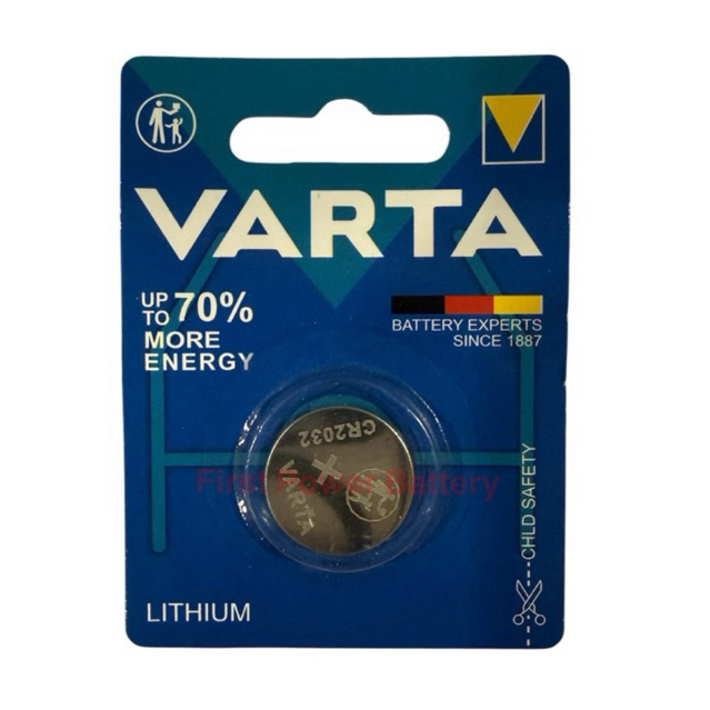 VARTA BATTERY CR2032 Lithium3V 1ก้อน ของแท้