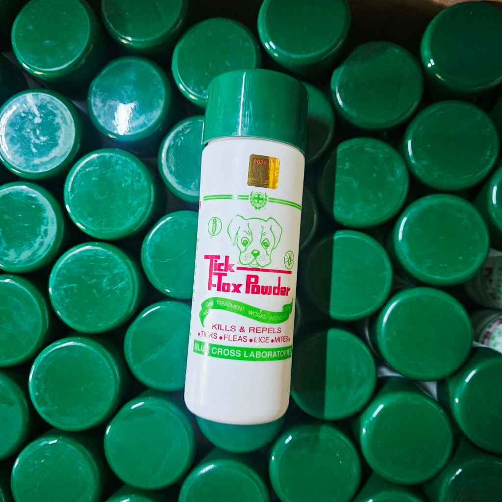 แป้งกำจัดเห็บหมัดกันไร แป้งทิคทอก  แป้งทิคทอค Tick-Tox แป้งหมา แป้งสุนัข แป้งกำจัดมด โรยตัวไก่ แป้งไก่