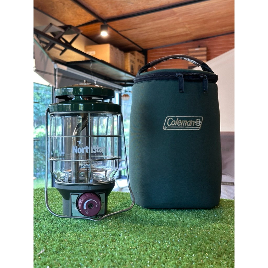 🚀พร้อมส่ง🚀Coleman Northstar Gas Lantern สีเขียว ตะเกียงแก๊สพร้อมเคส รุ่นเก่า เลิกผลิต