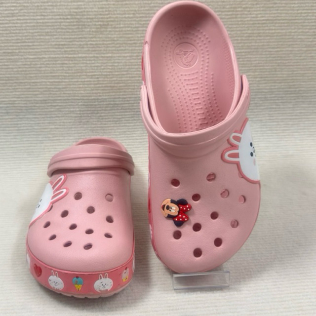 Crocs ของแท้ ‼️มือสอง สภาพ90% พร้อมใช้งาน สีชมพู M6 W8 ไซส์38.5