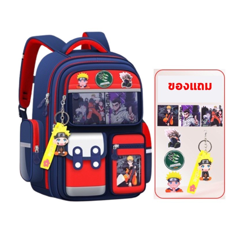 พร้อมส่งจากไทย (ทักแชทร้าขอใบเสร็จรับเงินได้) กระเป๋าเด็กนักเรียนอนุบาลและประถมศึกษา หุ่นยนต์ทรานฟอร์เมอร์มีที่ตา รูปที่ 4