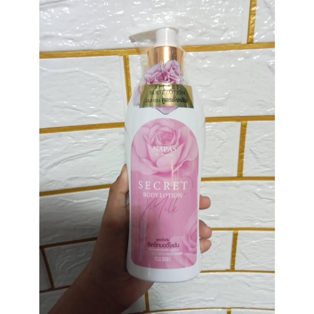 NAPAS SECRET BODY LOTION สูตรดั้งเดิม ซีเคร็ทบอดี้โลชั่น 1 ขวด 300 มิลลิลิตร
