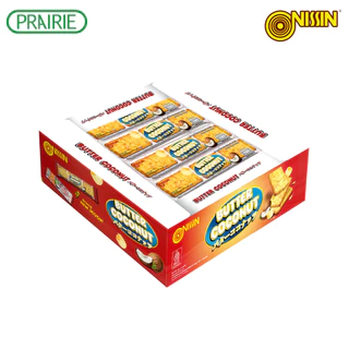 นิสชิน บัตเตอร์ โคโคนัท บิสกิต 32 กรัม x 12 ชิ้น / Nissin Butter Coconut Biscuit 32gx12pcs