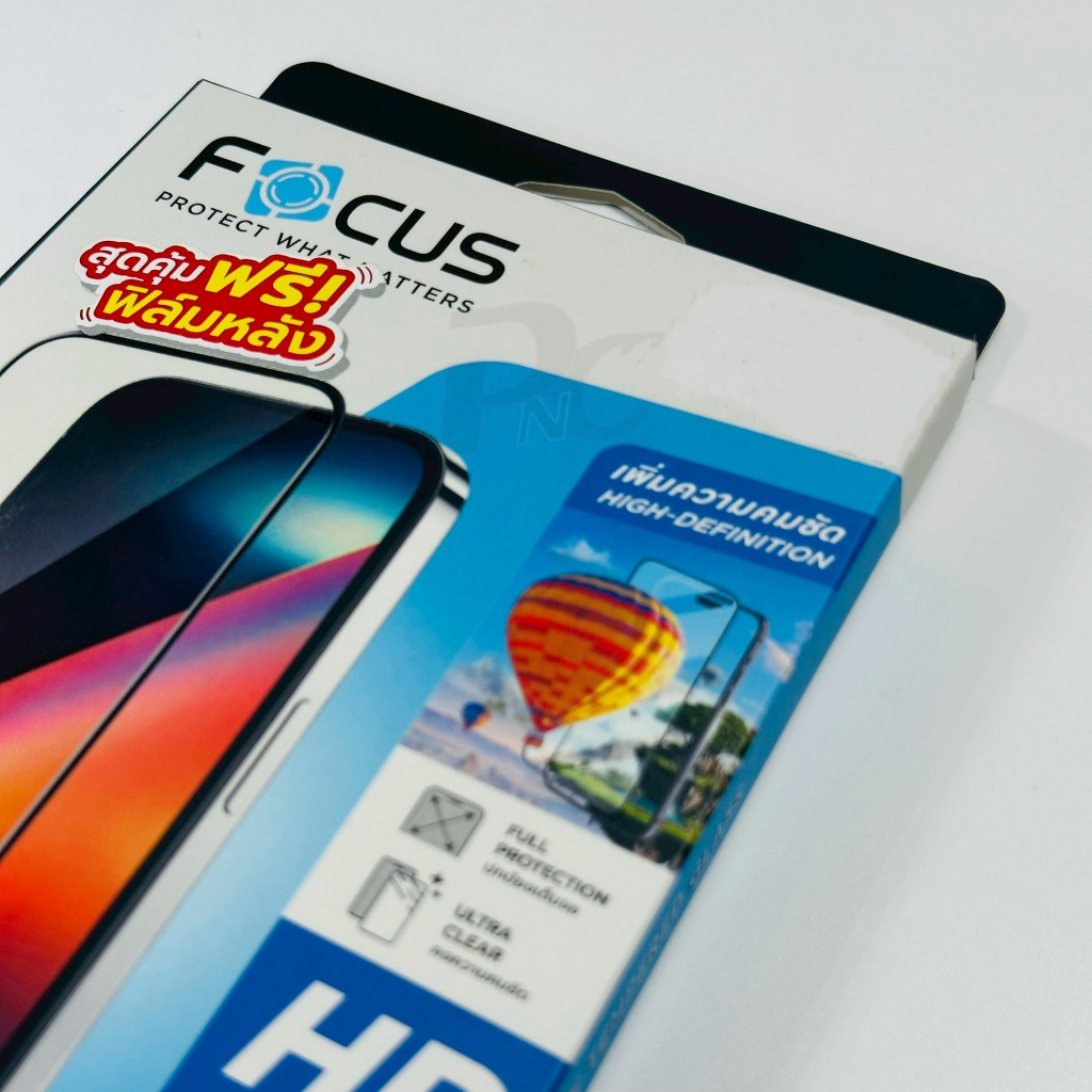 ฟิล์มกระจกเต็มจอใส focus สำหรับiPhone 14/14Plus/14Pro/14Promax ราคา ถูกที่สุด ดีลบีเคเค แกลเลอรีภาพที่ 4