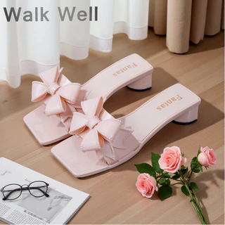 👠รองเท้าส้นสูงเยลลี่น่ารักสำหรับผู้หญิง | รองเท้าส้นสูงแบบกันลื่นแบบเปิดนิ้วเท้า รองเท้าแตะปาร์ตี้เต้นรำฤดูร้อนแสนสบาย