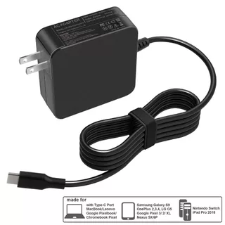 อะแดปเตอร์โน๊ตบุ๊ค 65W อแดปเตอร์ USB-C Type C Delivery PD Charger 20V 3.25A Laptop Power Adapter