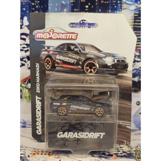 โมเดลรถของเล่น Majorette Nissan GTR R34 สีดำ