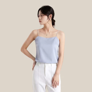 WsimpleBra | Stella Camisole เสื้อสายเดี่ยว แบบปาดไหล่ มีบราในตัว เลิกใส่ชุดชั้นในและซิลิโคลปิดจุก