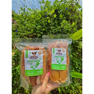 (อบใหม่ทุกวัน) สันในไก่อบแห้ง กลิ่นหอมกรอบ ขนมสุนัขแสนอร่อย