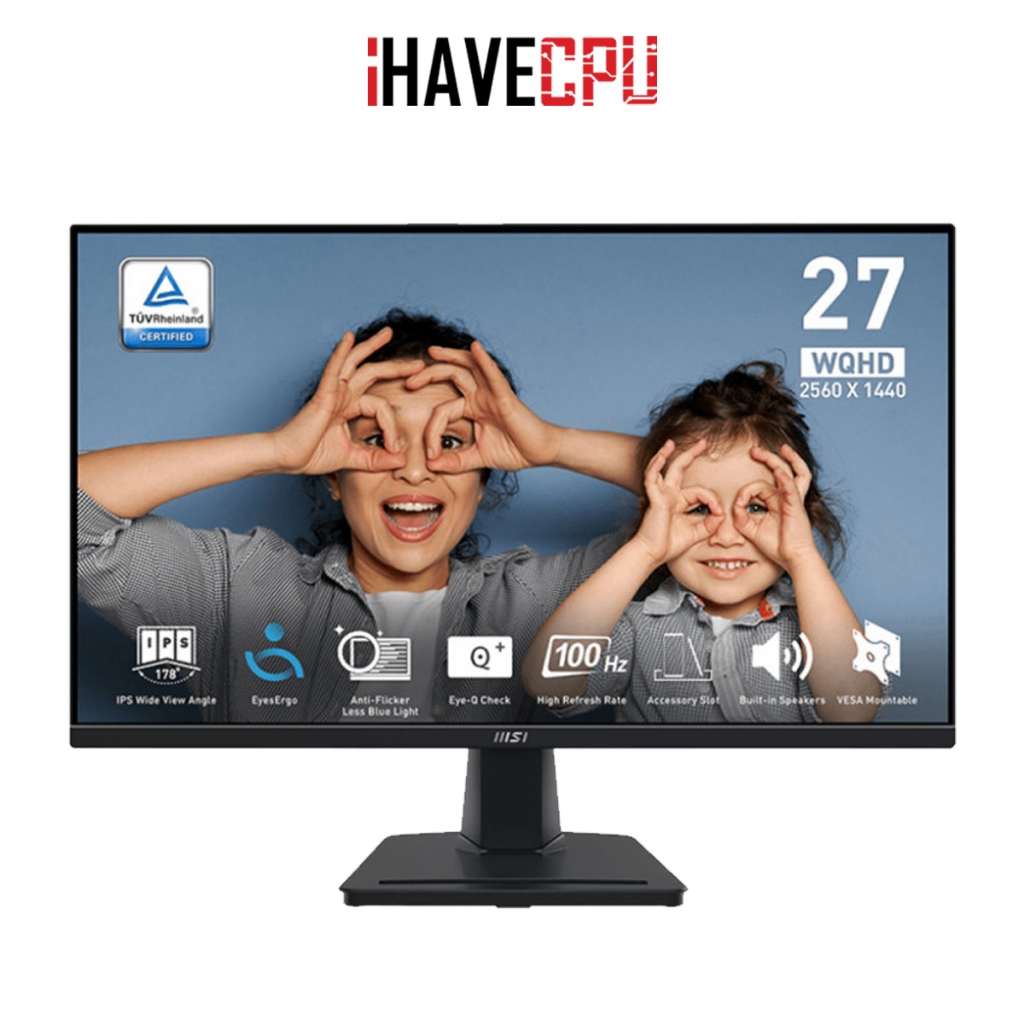 จอมอนิเตอร์ (monitor) iHAVECPU MSI PRO MP275Q - 27 IPS 2K 100Hz