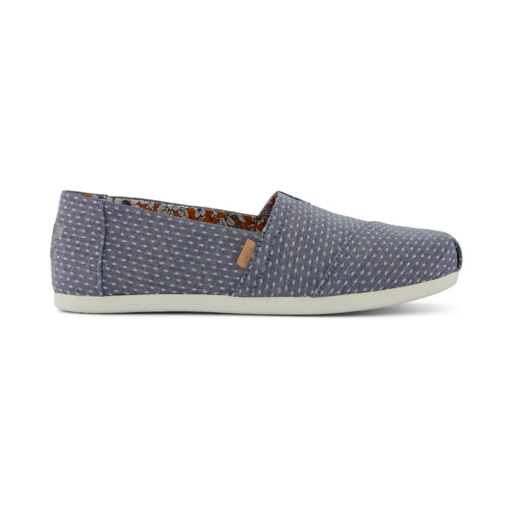 TOMS รองเท้าลำลองผู้หญิง รุ่น Alpargata Niagara Mist Chambray Dot (CG) รองเท้าลิขสิทธิ์แท้