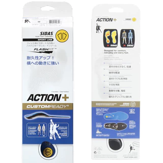 SIDAS Action+ Insoles พื้นรองเท้ากีฬาเพิ่มประสิทธิภาพการเคลื่อนที่ และแก้รองช้ำ - SIDAS Japan Official