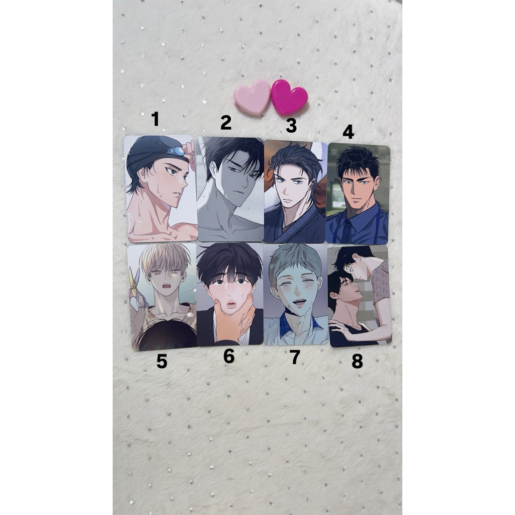 การ์ดรวมเรื่อง Spilled Blood/กิลด์รักข้ามรั้ว/2020/non zero sum/sahwa/ตำรวจ/ใคร่ราคะmanhwa bl