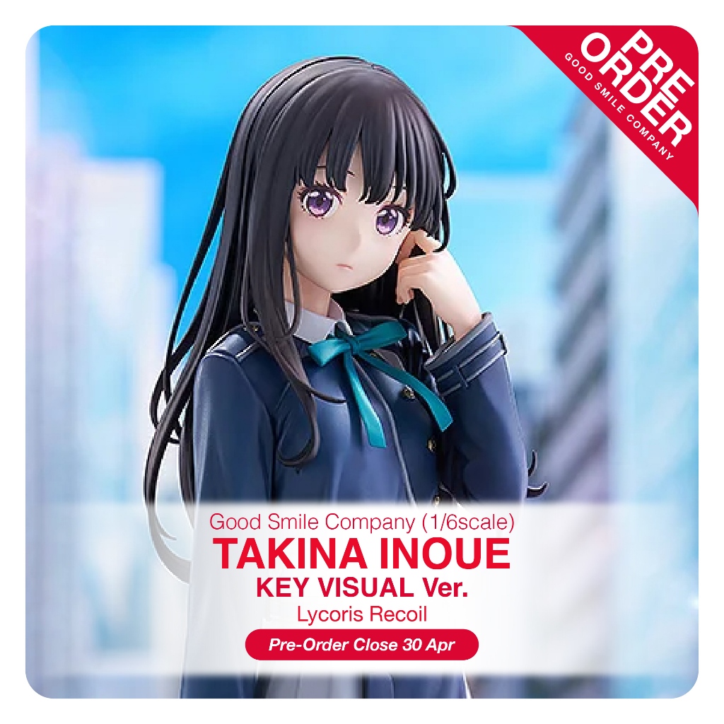 [PreOrder] Good Smile Company - Lycoris Recoil_Takina Inoue: Key Visual Ver. (1/6 Scale)