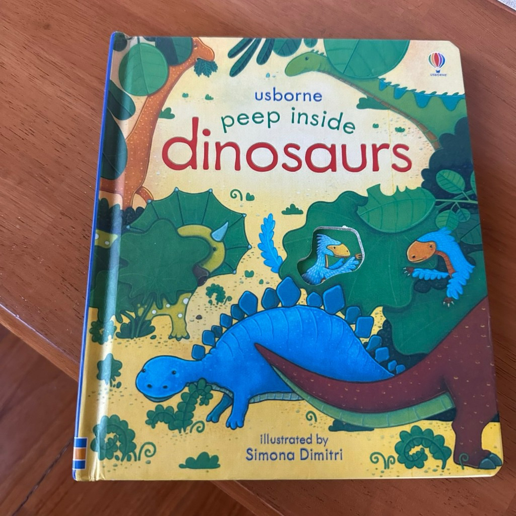 หนังสือเด็ก Usborne Peep Inside Dinosaurs 🦖✨ หนังสือเปิดแง้มดูด้านในสุดฮิต จากสำนักพิมพ์ดัง Usborne