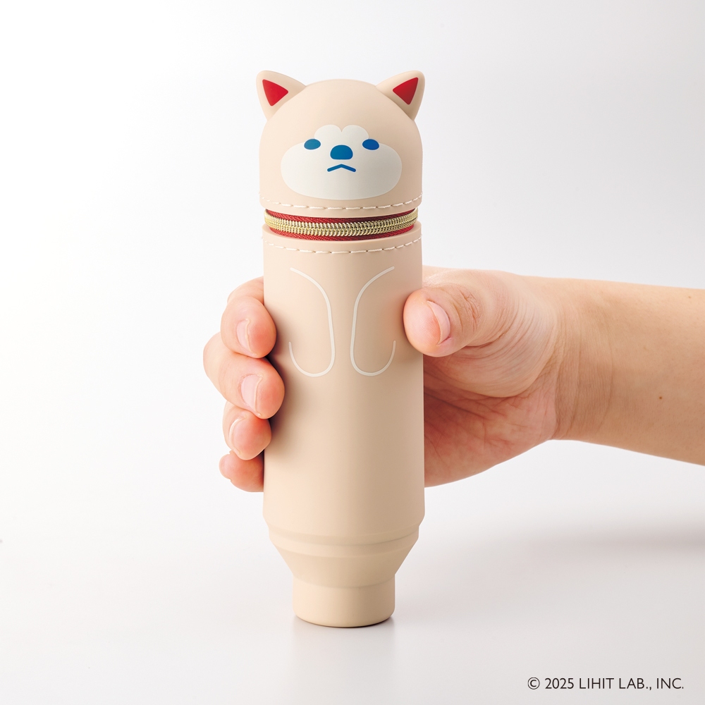 (Limited Edition) LIHIT Cafe Punilabo Stand Pen Case Mini (กระเป๋าซิลิโคนตั้งได้ไซส์มินิ) A-8811 ราคา ถูกที่สุด ดีลบีเคเค แกลเลอรีภาพที่ 3