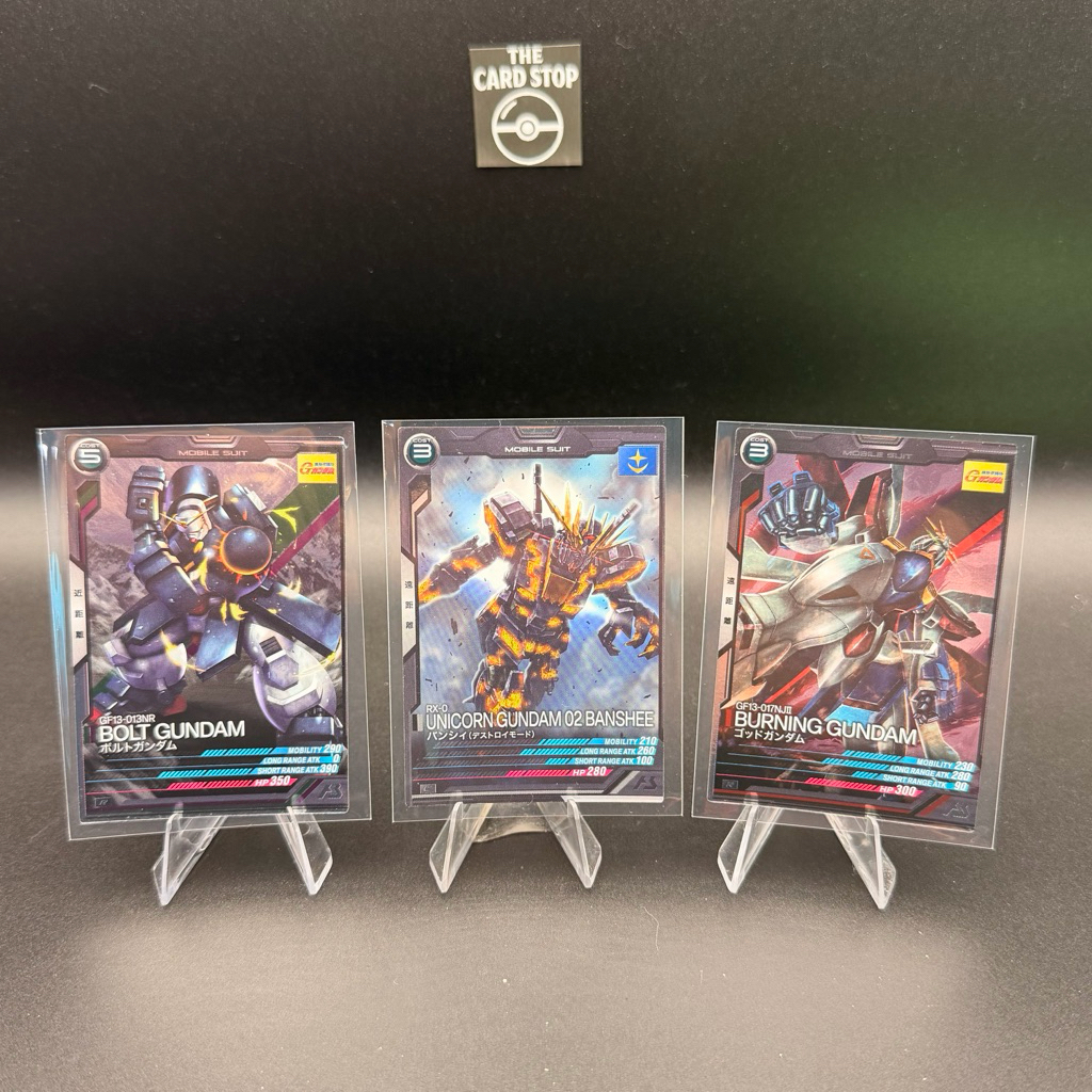 Authentic Japanese Gundam Cards – 39THB/ea.