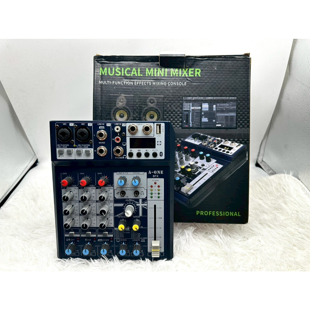 สินค้าใหม่ มือ 1‼ Audio Mixer A-ONE รุ่น Notepad-8FX 🥑ราคา 4,900 บาท🥑