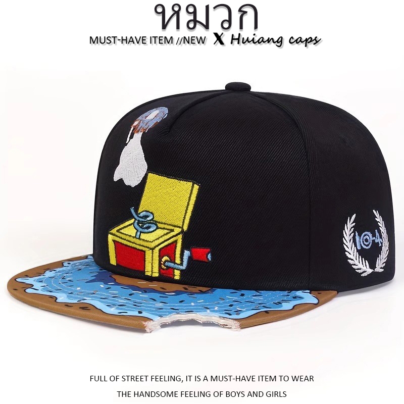 เย็บปักถักร้อย หมวกแก๊ป รุ่นใหม่ หมวก กีฬาสันทนาการ ผู้หญิง ผู้ชาย