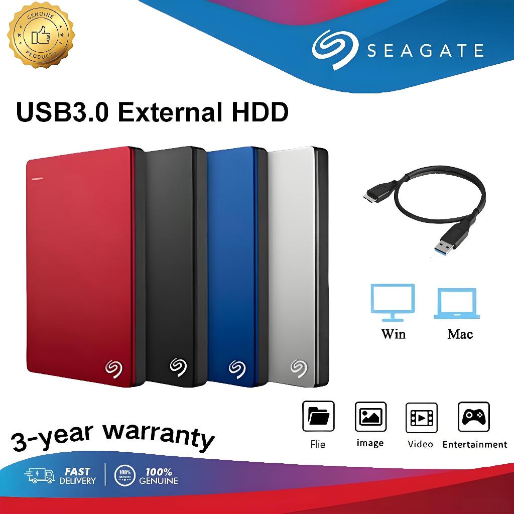 【จัดส่งตลอด 24 】1TB/2TB/4TB Backup Slim HDD Portable hard drives 2.5'' External Hard Disk USB3.0