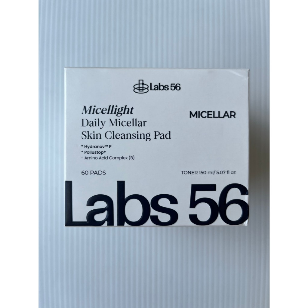Labs 56 Micellar Skin Cleansing Pad 60 แผ่น คลีนซิ่งแพด (สินค้าซื้อมารีวิวไม่เคยใช้)