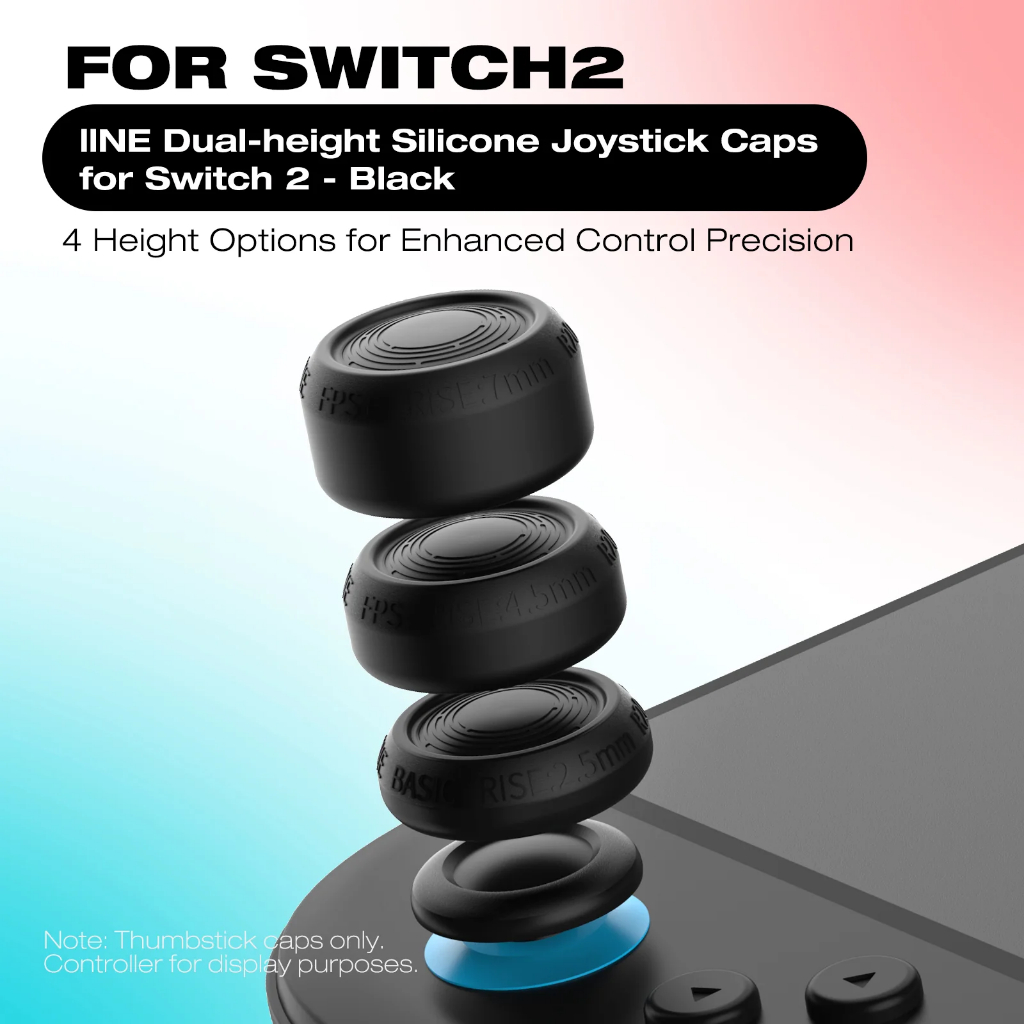 IINE : ซิลิโคน Silicone Joystick Caps สำหรับ Nintendo Switch 2