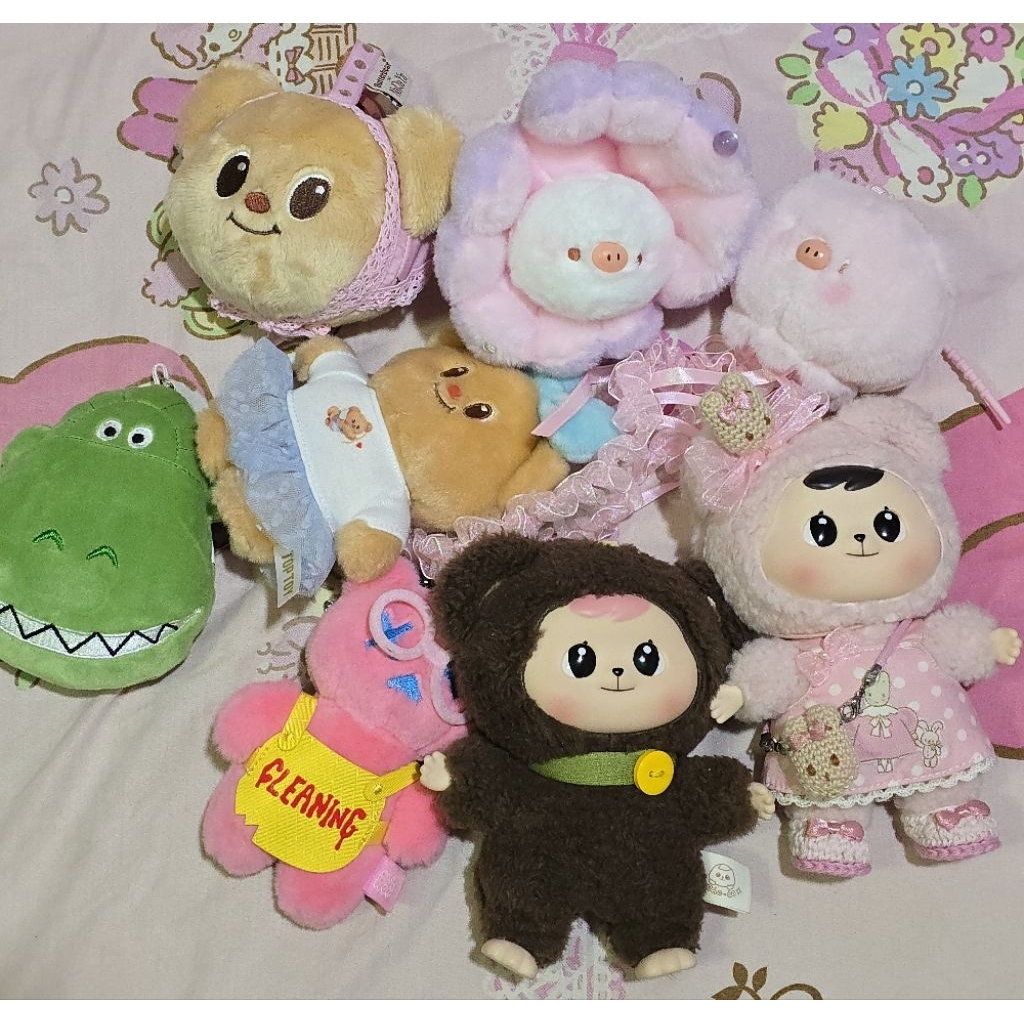 พร้อมส่ง!!ขายถูกมาก🎀💜มีมากกว่าในรูปของสะสมของแม่ค้าเองของแท้ ✨️ใช้โค้ดลด20%+ส่งฟรี ชิโรตัน ไรอันพีช เดซี่ มอลทีส มะม่วง
